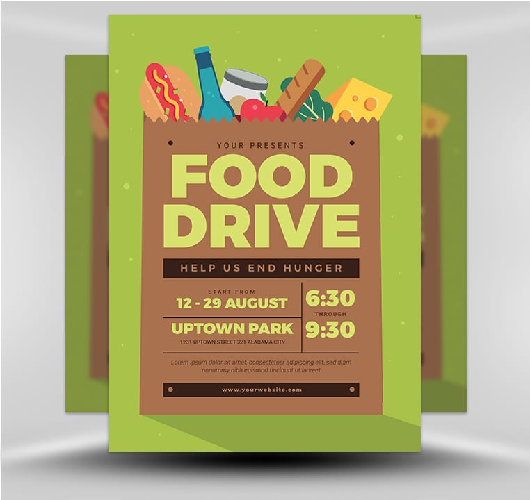 Food Drive Event Flyer