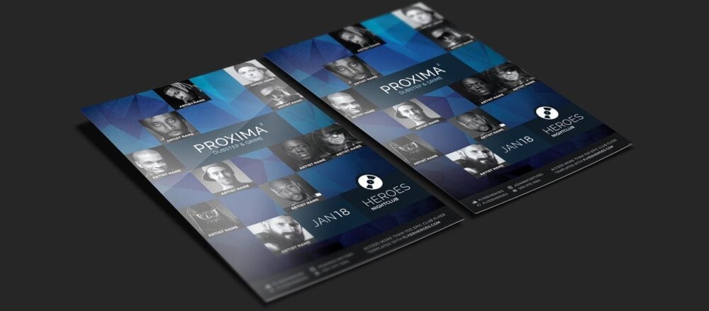 Free Flyer Mockups - Photoshop PSD