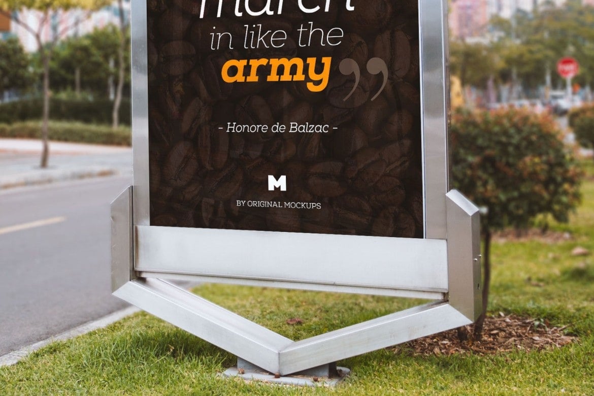 Free Outdoor Billboard Mockup