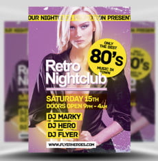 Free Retro Flyer