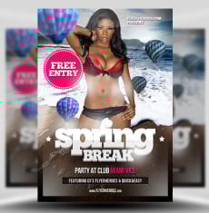 Free Spring Break Flyer