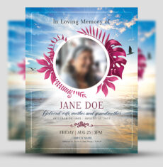 Funeral Flyer 1