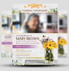 Funeral Fundraiser Flyer 1