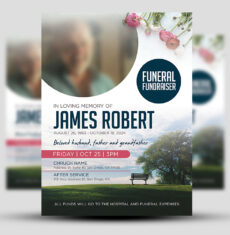 Funeral Fundraiser Flyer 2