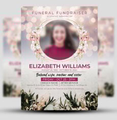 Funeral Fundraiser Flyer 3