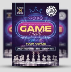 Game Night Flyer 1