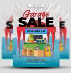 Garage Sale Flyer 4