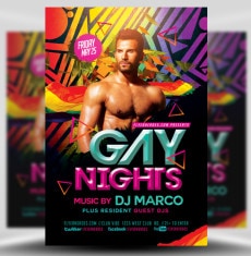 Gay Nights Flyer