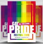 Gay Pride Festival Flyer