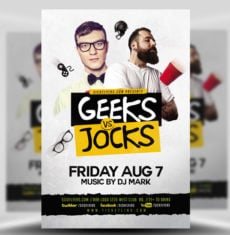 Geeks & Jocks Flyer