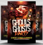 Ghouls and Ghosts Halloween Flyer