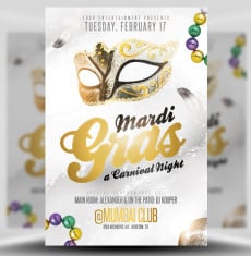 Golden Mardi Gras Flyer
