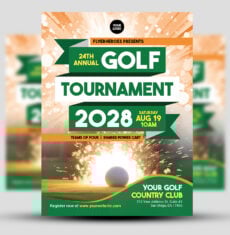 Golf Tournament Flyer 2
