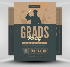 6 Design Inspiration Tips For When You're Feeling Uninspired | Grad Party Flyer | FlyerHeroes.com