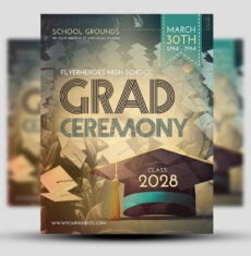 Graduation Ceremony Flyer 2