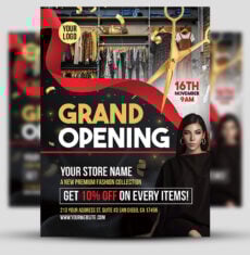 Grand Opening Boutique Flyer