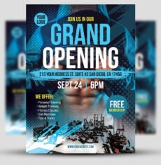 Grand Opening Gym Flyer 1