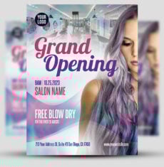 Grand Opening Salon Flyer 1