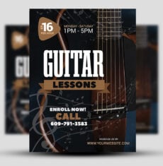 Guitar Lessons Flyer 1