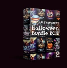 The Evil Affair Halloween Party Flyer Bundle