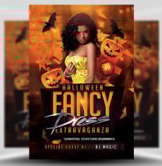 Halloween Fancy Dress Extravaganza Flyer