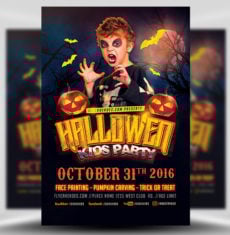 Halloween Kids Party Flyer
