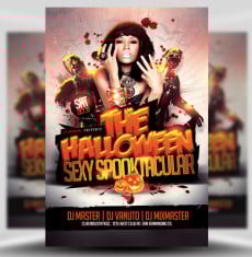 Halloween Sexy Spooktacular Flyer