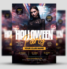Halloween Party Flyer 1