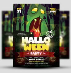 Halloween Party Flyer 2