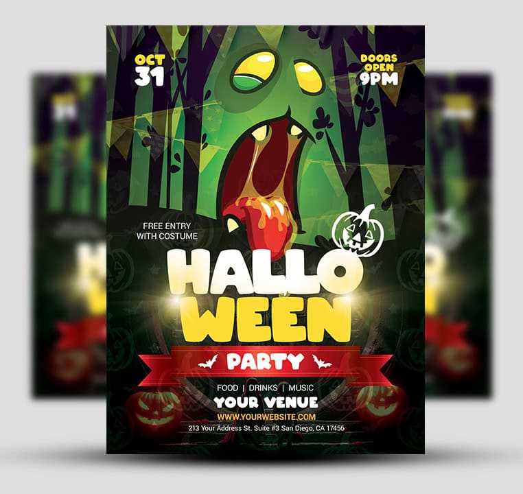 Halloween Party Flyer 2