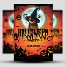 Halloween Party Flyer 4