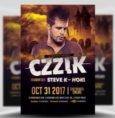 Halloween Night DJ Flyer
