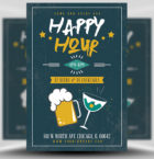 Simple Happy Hour Flyer