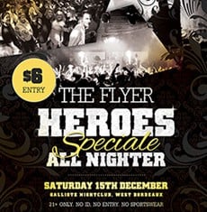 Heroes Special Party Flyer Template