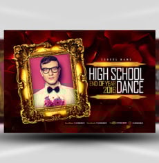 High School Photobooth Flyer