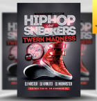 Hip Hop and Sneakers Flyer Template