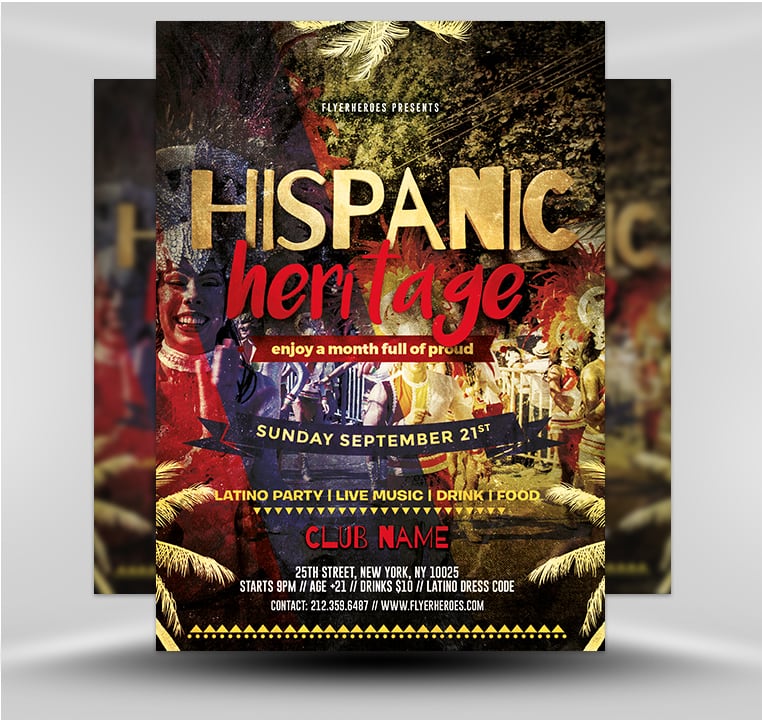 Hispanic Heritage Month Flyer 4