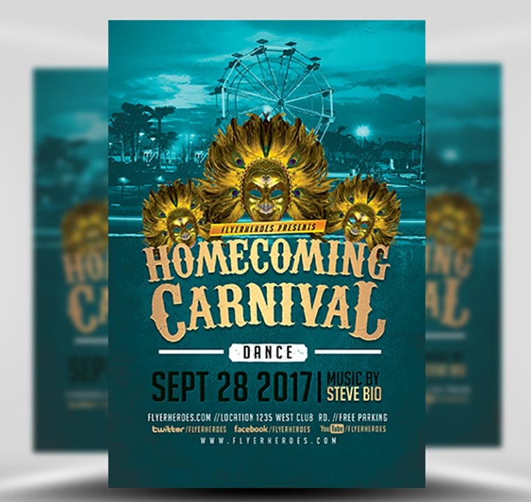 Homecoming Carnival Flyer 2017