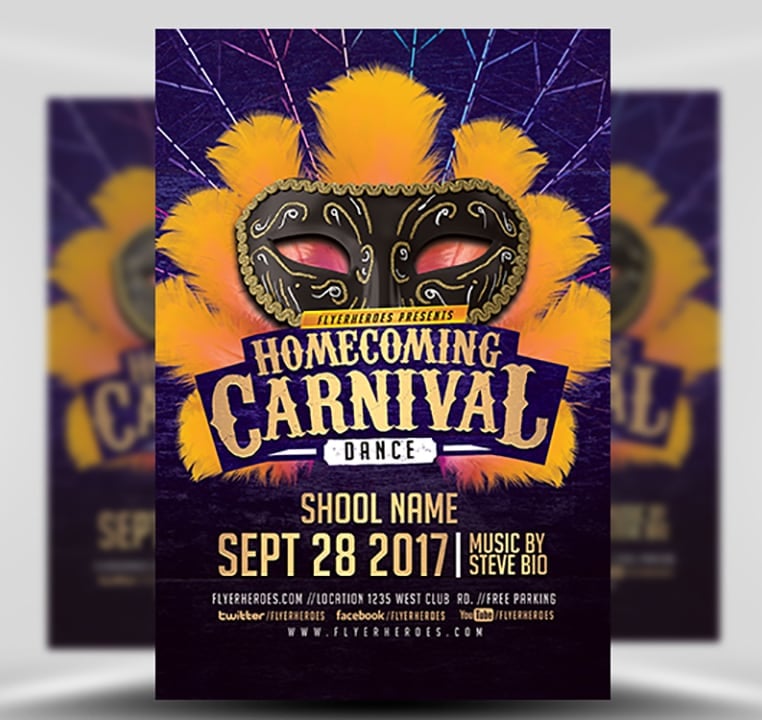 Homecoming Carnival Flyer 2017-2