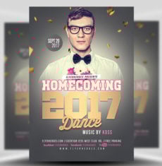 Homecoming Dance Flyer 2017