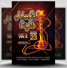 Hookah Nights Flyer 2