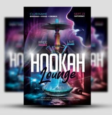 Hookah Lounge Flyer 2