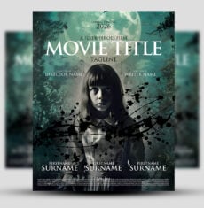 Horror Movie Flyer 1
