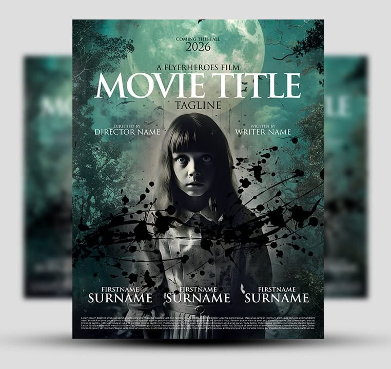 Horror Movie Flyer 1
