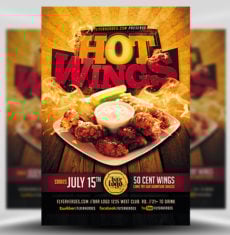 Hot Wings Flyer