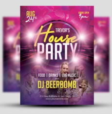 House Party Flyer 1