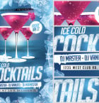 Ice Cold Cocktails Flyer