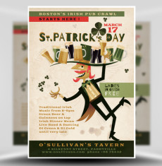 Illustrated St. Patrick’s Day Flyer
