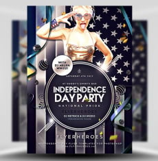 Independence Day Party Flyer