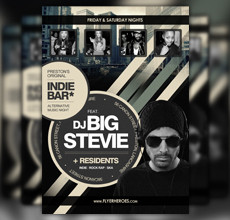 Free Indie Bar Flyer Template